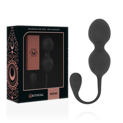 RITHUAL - NISHA BOLAS DE KEGEL VIBRATÓRIAS RECARREGVEIS ORQUÍDEA - Sexshoptuga 