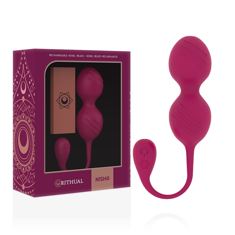 RITHUAL - NISHA BOLAS DE KEGEL VIBRATÓRIAS RECARREGVEIS ORQUÍDEA - Sexshoptuga  Sexshoptuga 