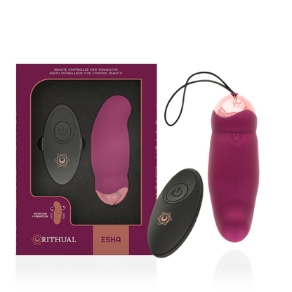 RITHUAL - ESHA OVO SISTEMA DE CONTROLE REMOTO ROTAO + VIBRAO - Sexshoptuga 