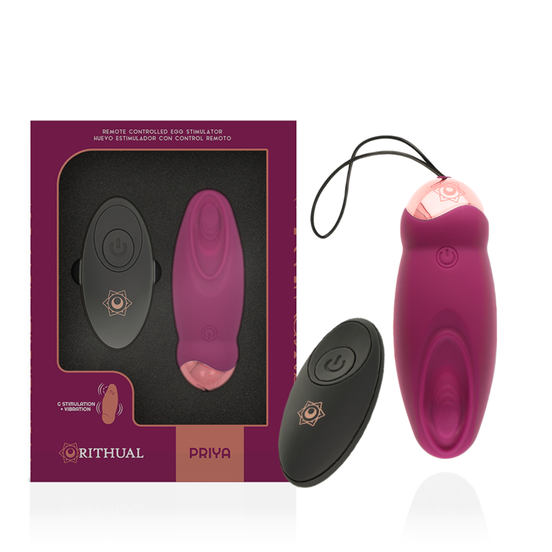 RITHUAL - PRIYA OVO CONTROLE REMOTO G-SPOT + VIBRAO - Sexshoptuga  Sexshoptuga 