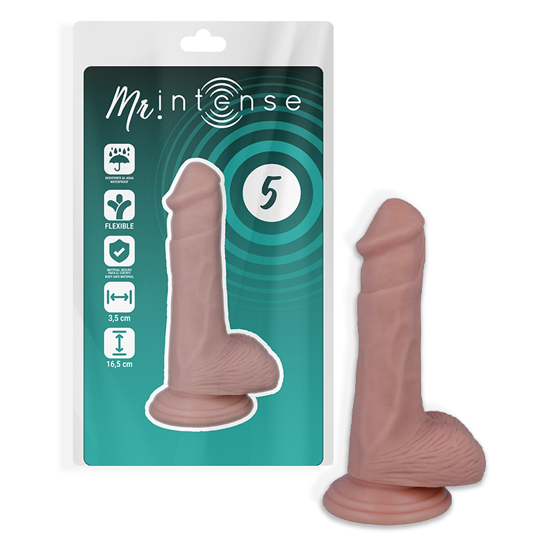 MR INTENSE - 5 REALISTIC PENIS 16.5 CM -O- 3.5 CM - Sexshoptuga  Sexshoptuga 