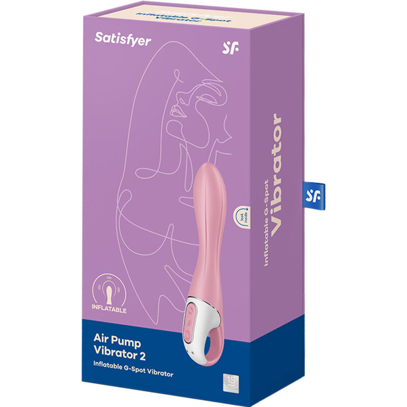 SATISFYER - VIBRADOR BOMBA DE AR 2 ROSA - Sexshoptuga 