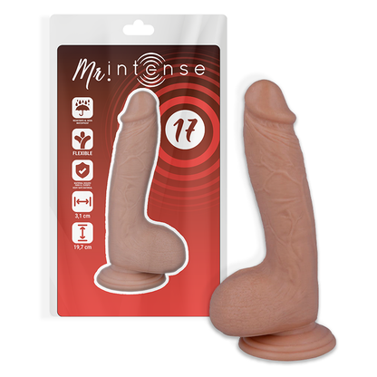 MR INTENSE - 17 PÊNIS REALÍSTICO 19.7 CM -O- 4.1 CM - Sexshoptuga 