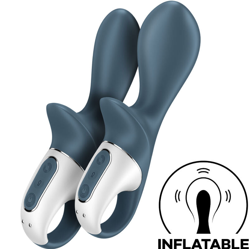 SATISFYER - BOOTY DE BOMBA DE AR 2 CINZA ESCURO - Sexshoptuga 