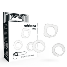 ADDICTED TOYS - C-RING SET CLARO - Sexshoptuga 