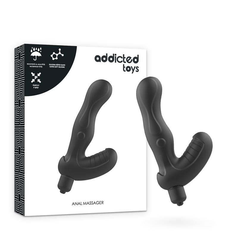 ADDICTED TOYS - P-SPOT VIBE ESTIMULADOR ANAL DE PRÓSTATA DE SILICONE - Sexshoptuga 