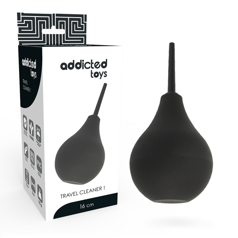 ADDICTED TOYS - ANAL DOUCHE PRETO - Sexshoptuga  Sexshoptuga 