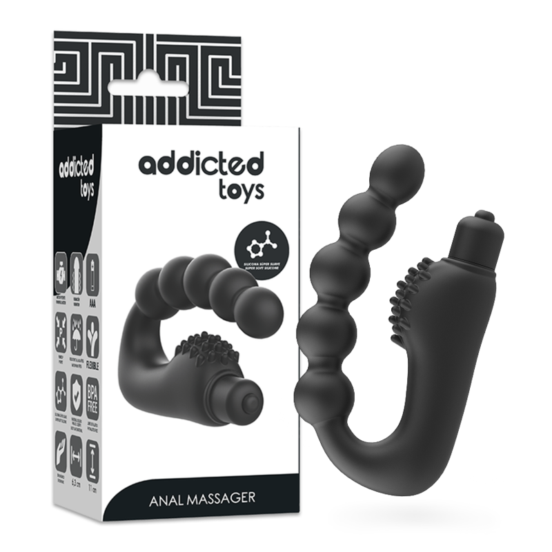 ADDICTED TOYS - MASSAGER ANAL PROSTTICO COM VIBRAO - Sexshoptuga  Sexshoptuga 