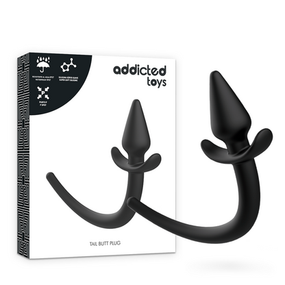 ADDICTED TOYS - CACHORRO PLUG ANAL SILICONE - Sexshoptuga 