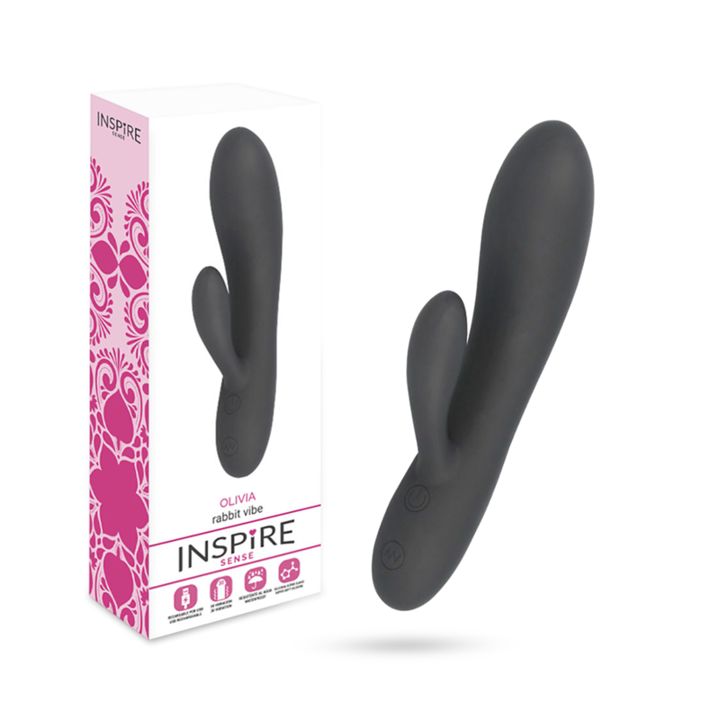 INSPIRE SENSE - OLIVIA RABBIT BLACK - Sexshoptuga 