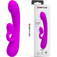 PRETTY LOVE - VIBRADOR SINCERO E OTADOR DE CLITÓRIS SILICONE ROXO - Sexshoptuga 