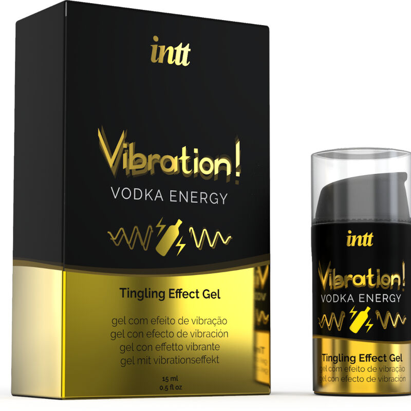 INTT - PODEROSO ESTIMULANTE ÍNTIMO GEL VIBRATÓRIO LÍQUIDO VODKA 15ML - Sexshoptuga  Sexshoptuga 