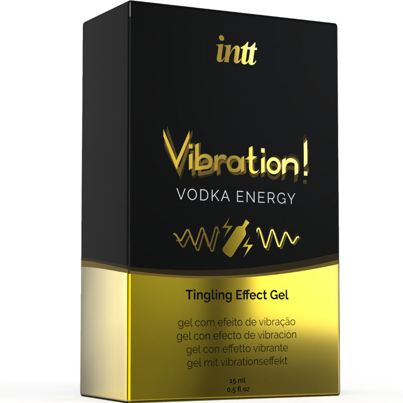 INTT - PODEROSO ESTIMULANTE ÍNTIMO GEL VIBRATÓRIO LÍQUIDO VODKA 15ML - Sexshoptuga  Sexshoptuga 