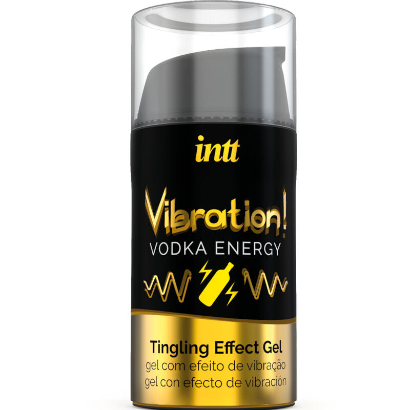 INTT - PODEROSO ESTIMULANTE ÍNTIMO GEL VIBRATÓRIO LÍQUIDO VODKA 15ML - Sexshoptuga  Sexshoptuga 