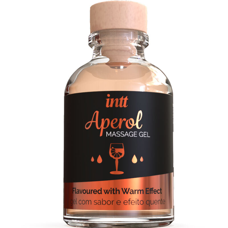 INTT MASSAGE & ORAL SEX - GEL DE MASSAGEM APEROL EFEITO DE CALOR INTENSO - Sexshoptuga 