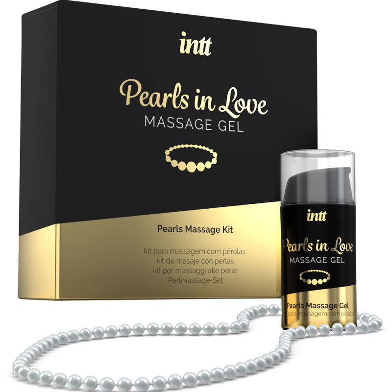 INTT MASSAGE & ORAL SEX - PÉROLAS APAIXONADAS COM COLAR DE PÉROLAS E GEL DE SILICONE - Sexshoptuga 