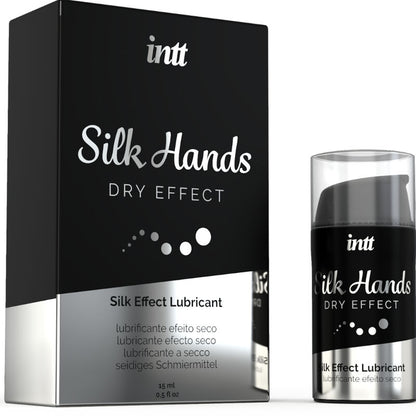 INTT LUBRICANTS - SILK MÃOS LUBRIFICANTE CONCENTRADO FÓRMULA DE SILICONE 15 ML - Sexshoptuga 