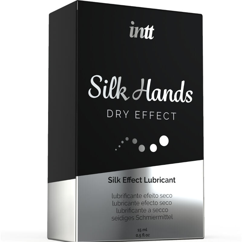 INTT LUBRICANTS - SILK MÃOS LUBRIFICANTE CONCENTRADO FÓRMULA DE SILICONE 15 ML - Sexshoptuga  Sexshoptuga 