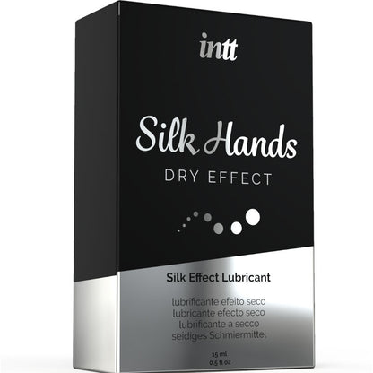 INTT LUBRICANTS - SILK MÃOS LUBRIFICANTE CONCENTRADO FÓRMULA DE SILICONE 15 ML - Sexshoptuga 