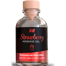 INTT MASSAGE & ORAL SEX - GEL DE MASSAGEM HOT EFFECT SABOR DE MORANGO - Sexshoptuga 