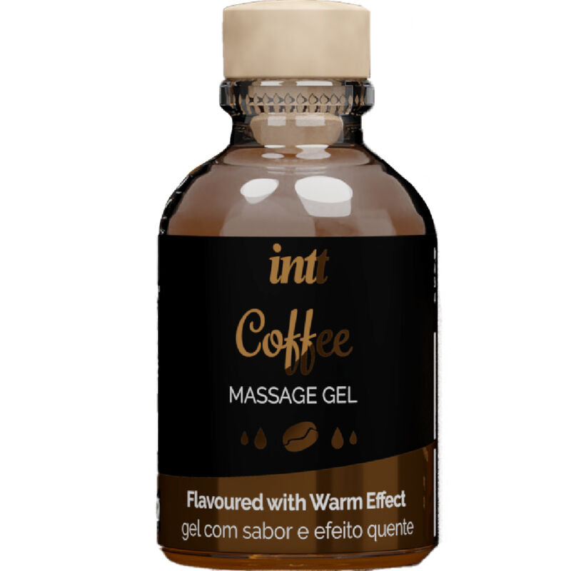 INTT MASSAGE & ORAL SEX - GEL DE MASSAGEM HOT EFFECT SABOR DE CAFÉ - Sexshoptuga  Sexshoptuga 