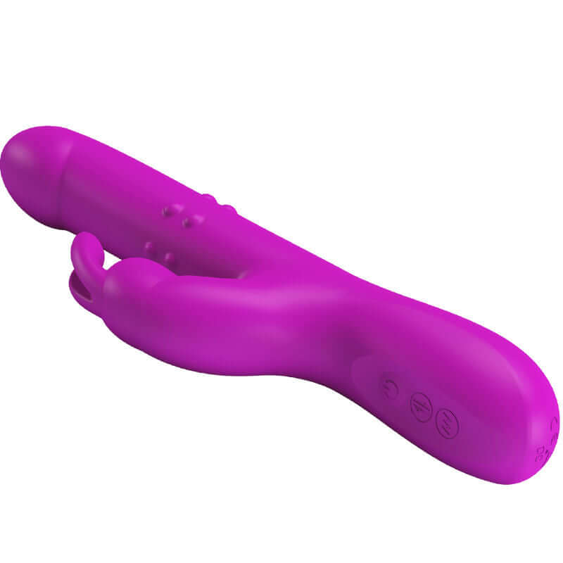 PRETTY LOVE - VIBRADOR REESE COM ROTAO ROXA - Sexshoptuga  Sexshoptuga 