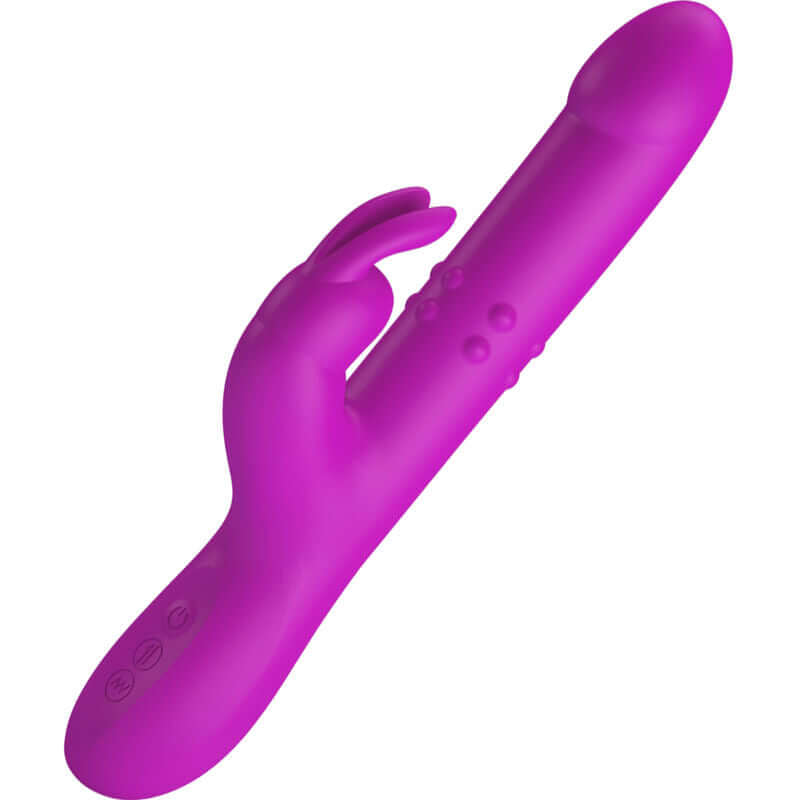 PRETTY LOVE - VIBRADOR REESE COM ROTAO ROXA - Sexshoptuga  Sexshoptuga 