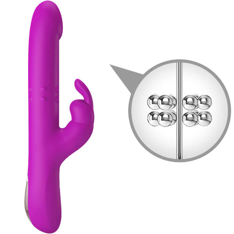 PRETTY LOVE - VIBRADOR REESE COM ROTAO ROXA - Sexshoptuga  Sexshoptuga 