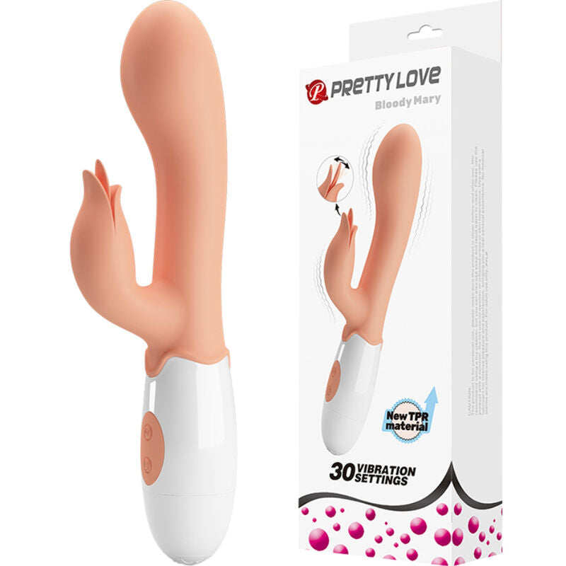 PRETTY LOVE - BLOODY MARY VIBRADOR COM ESTIMULADOR - Sexshoptuga 