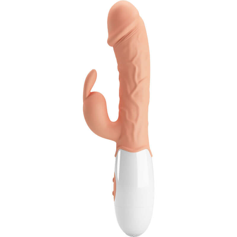 PRETTY LOVE - VIBRADOR COELHO DA PSCOA COM ESTIMULADOR - Sexshoptuga 