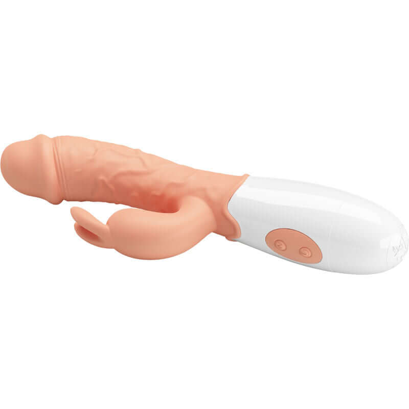 PRETTY LOVE - VIBRADOR COELHO DA PSCOA COM ESTIMULADOR - Sexshoptuga 