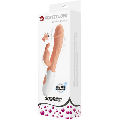 PRETTY LOVE - VIBRADOR COELHO DA PSCOA COM ESTIMULADOR - Sexshoptuga 