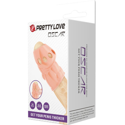 PRETTY LOVE - OSCAR NATURAL PÊNIS MAIS ESPESSO - Sexshoptuga 