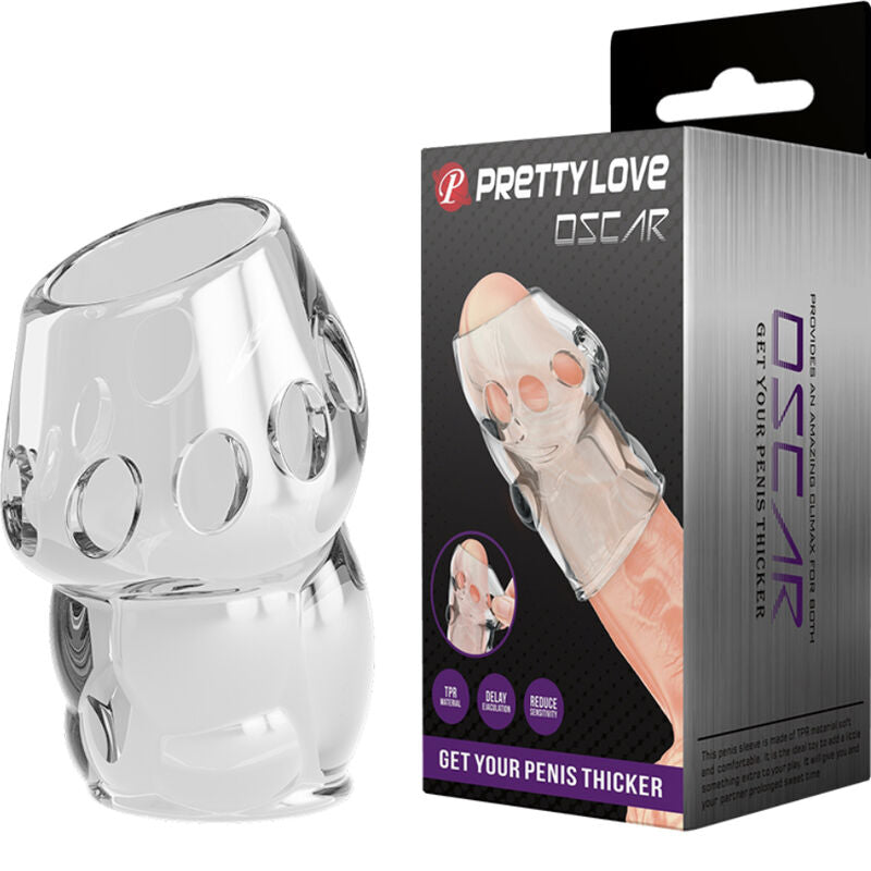 PRETTY LOVE - PÊNIS TRANSPARENTE OSCAR MAIS ESPESSO - Sexshoptuga  Sexshoptuga 