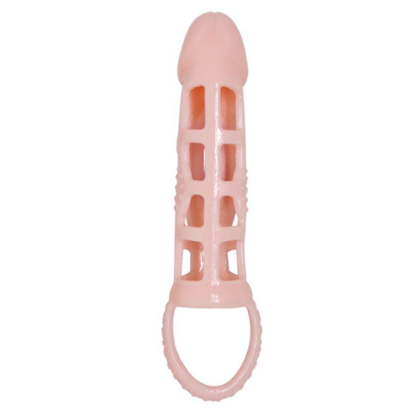 PRETTY LOVE - CAPA EXTENSOR DE PÊNIS HARRISON COM VIBRAO E ALA 13.5 CM - Sexshoptuga  Sexshoptuga 