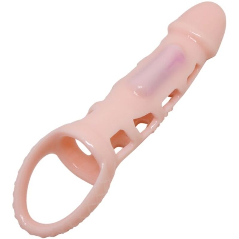 PRETTY LOVE - CAPA EXTENSOR DE PÊNIS HARRISON COM VIBRAO E ALA 13.5 CM - Sexshoptuga  Sexshoptuga 