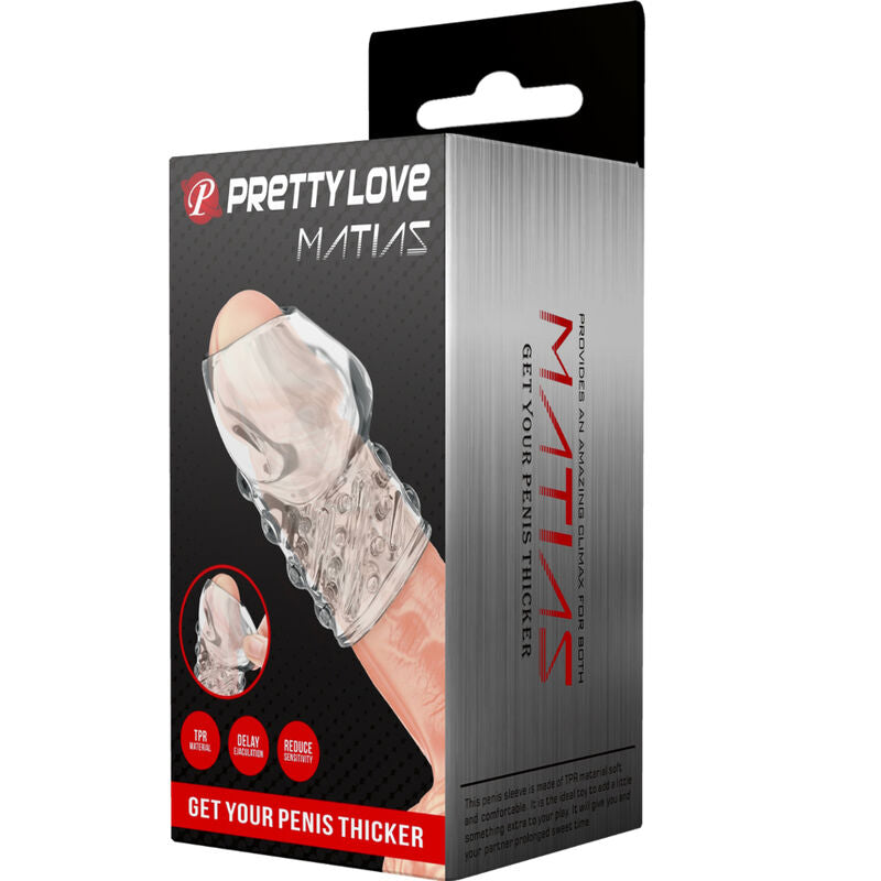 PRETTY LOVE - MATIAS PÊNIS TRANSPARENTE MAIS ESPESSO - Sexshoptuga  Sexshoptuga 