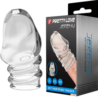 PRETTY LOVE - JEREMY PÊNIS TRANSPARENTE MAIS ESPESSO - Sexshoptuga 