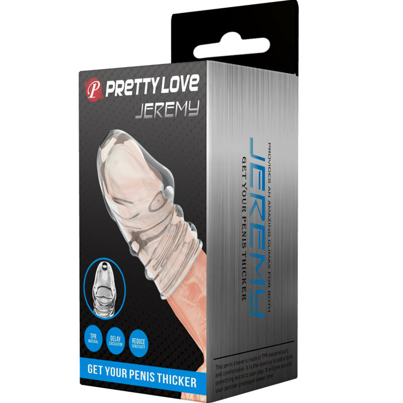 PRETTY LOVE - JEREMY PÊNIS TRANSPARENTE MAIS ESPESSO - Sexshoptuga  Sexshoptuga 