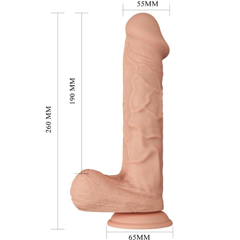 BAILE - BELO ENCONTRO BERGRISI DILDO REALÍSTICO FLEXÍVEL 26 CM NATURAL - Sexshoptuga 