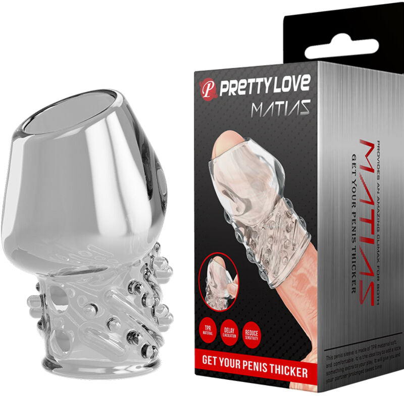 PRETTY LOVE - MATIAS PÊNIS TRANSPARENTE MAIS ESPESSO - Sexshoptuga  Sexshoptuga 