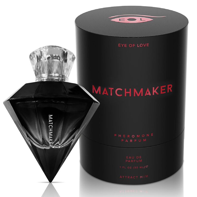 OLHO DE AMOR - MATCHMAKER BLACK DIAMOND LGBTQ PERFUME FEROMONES PARA ELE 30 ML - Sexshoptuga  Sexshoptuga 