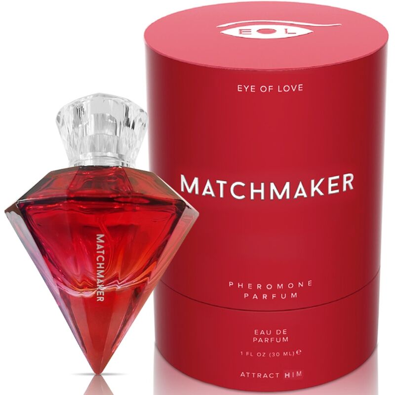 OLHO DE AMOR - MATCHMAKER RED DIAMOND FEROMONE PERFUME ATRAIR ELE 30 ML - Sexshoptuga  Sexshoptuga 