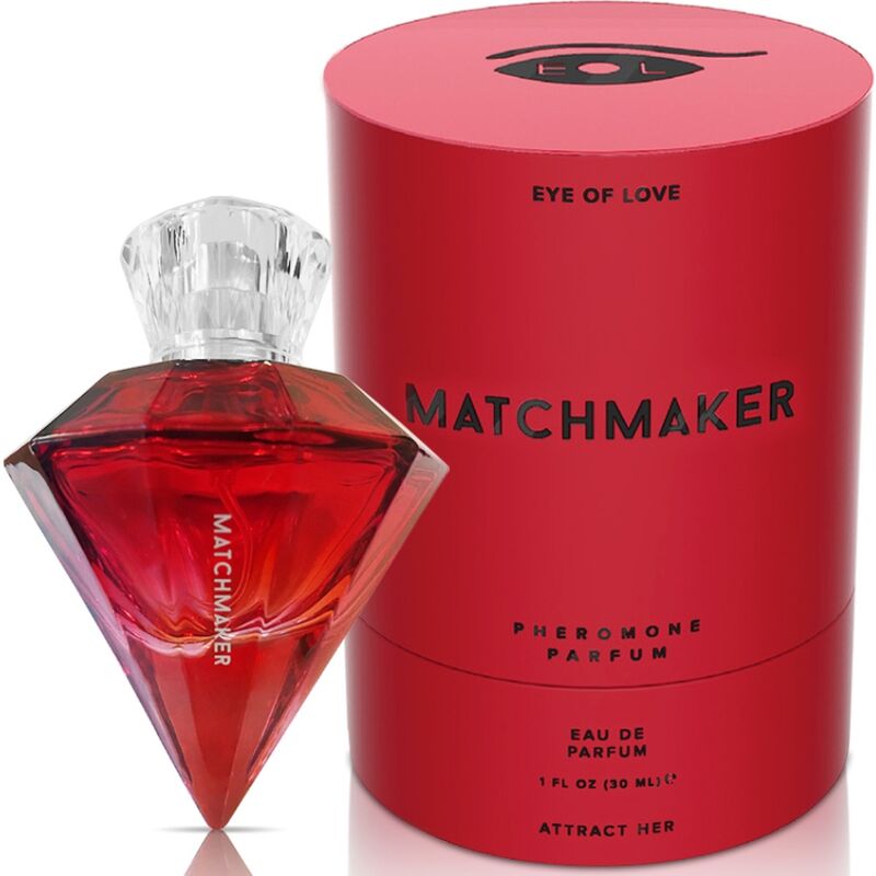 OLHO DE AMOR - MATCHMAKER RED DIAMOND LGBTQ PERFUME FEROMONES PARA ELA 30 ML - Sexshoptuga  Sexshoptuga 