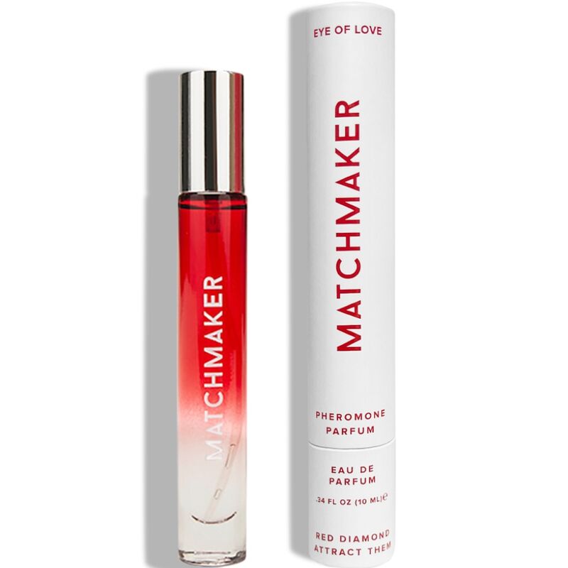 EYE OF LOVE - PERFUME DE DIAMANTE VERMELHO MATCHMAKER ATTRACT THEM 10 ML - Sexshoptuga  Sexshoptuga 