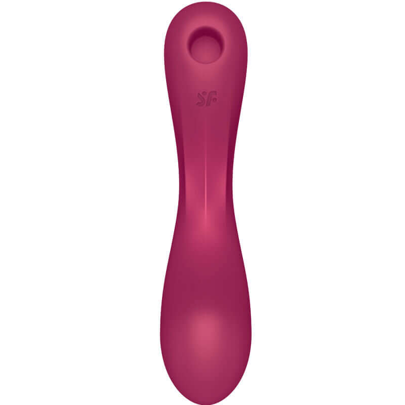 SATISFYER - CURVE TRINITY 1 AIR PULSE VIBRATION VERMELHO - Sexshoptuga  Sexshoptuga 