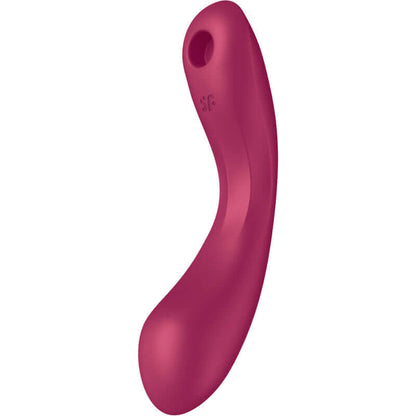 SATISFYER - CURVE TRINITY 1 AIR PULSE VIBRATION VERMELHO - Sexshoptuga 