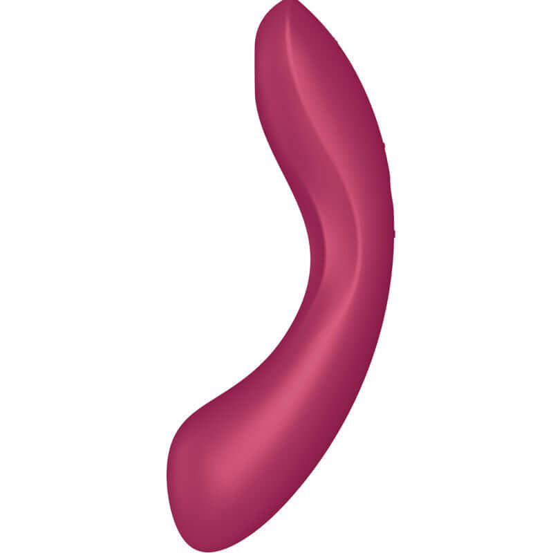 SATISFYER - CURVE TRINITY 1 AIR PULSE VIBRATION VERMELHO - Sexshoptuga  Sexshoptuga 