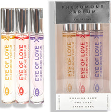 EYE OF LOVE - EOL PHR PARFUM 10 ML SET/3 - MORNING GLOW, ONE LOVE, AFTER DARK - Sexshoptuga 