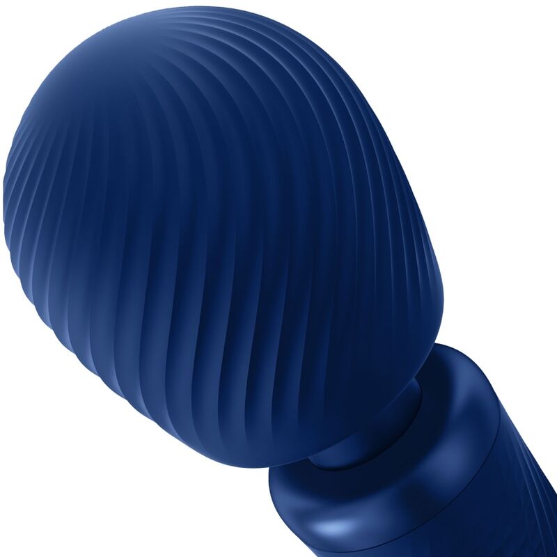 FUN FACTORY - VIM SILICONE RECARREGVEL VIBRANTE PESO RUMBLE WAND MIDNIGHT BLUE - Sexshoptuga  Sexshoptuga 